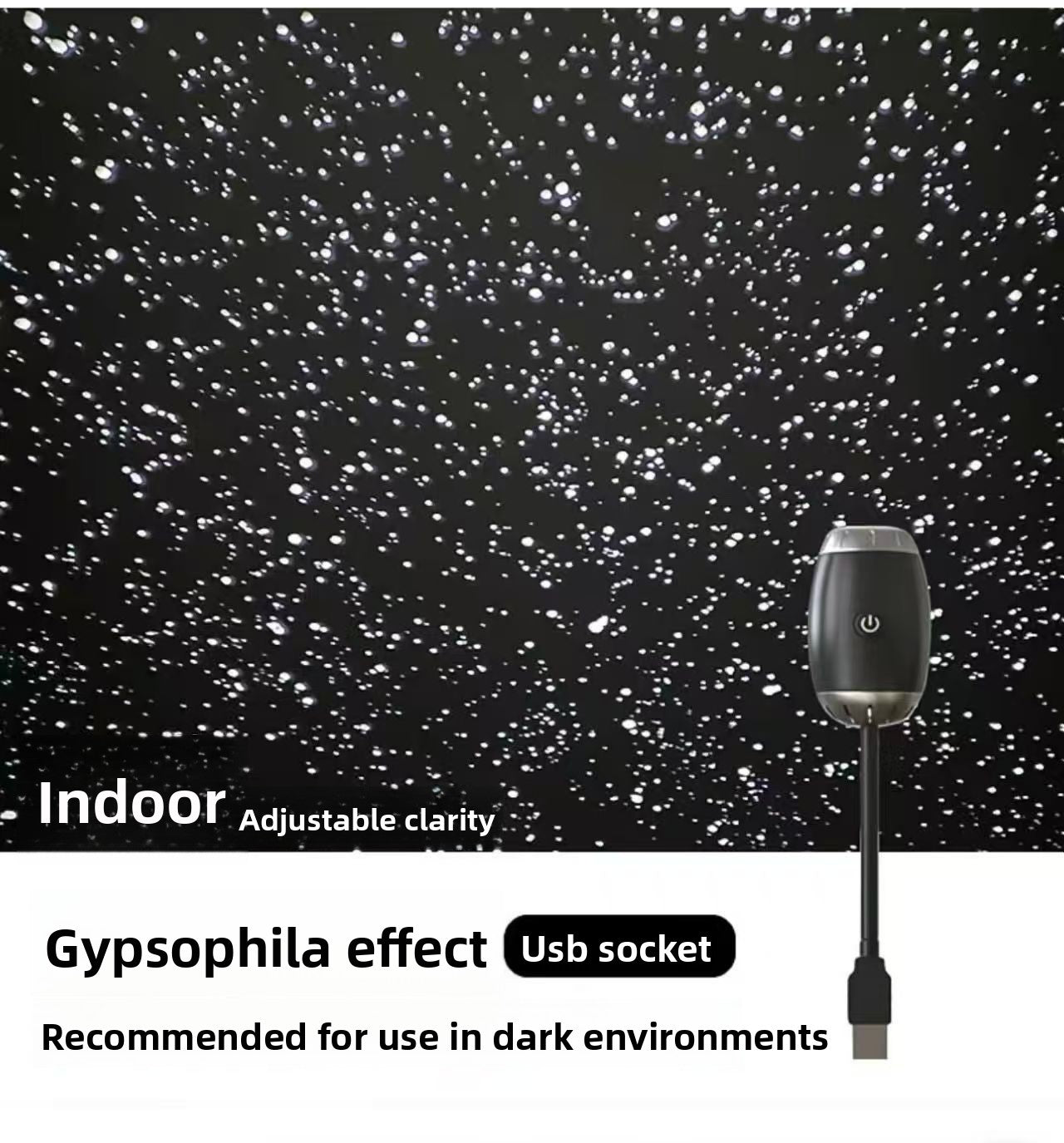 Creative Starry Sky Projection Night Light USB Powered