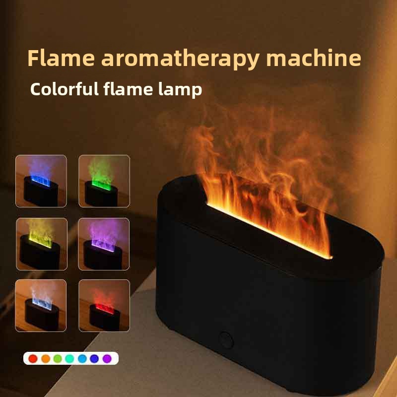 Simulated Flame Aromatherapy Diffuser