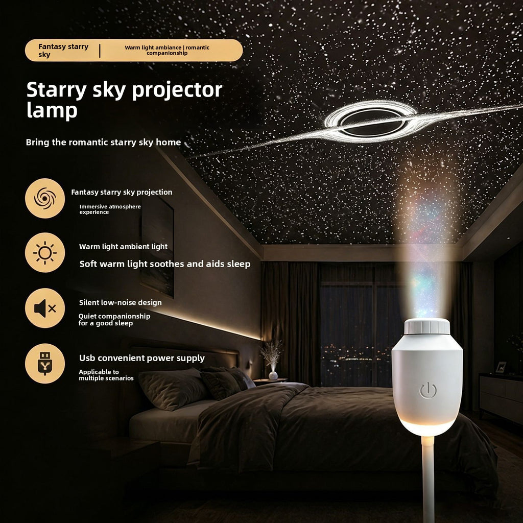 Creative Starry Sky Projection Night Light USB Powered