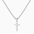 Stainless steel chain with cross pendant