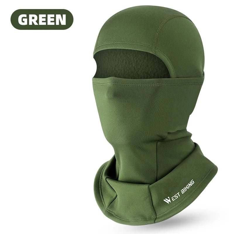 WEST BIKING Windproof Warm Headgear High Elasticity Breathable Balaclava Face Mask Men Women  Cycling Running Ski Warm Scarf Cap