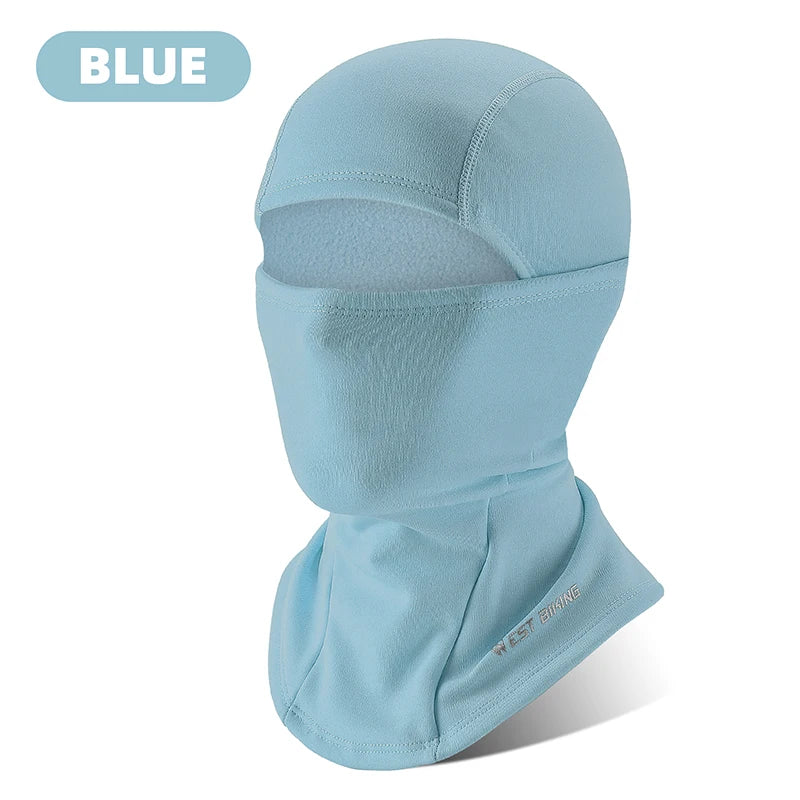 WEST BIKING Windproof Warm Headgear High Elasticity Breathable Balaclava Face Mask Men Women  Cycling Running Ski Warm Scarf Cap