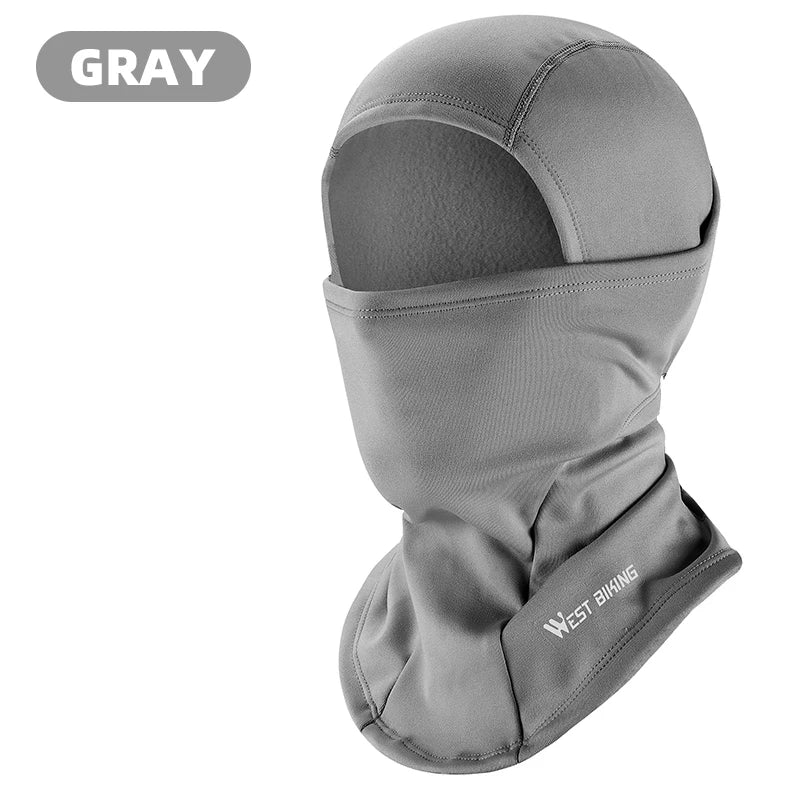 WEST BIKING Windproof Warm Headgear High Elasticity Breathable Balaclava Face Mask Men Women  Cycling Running Ski Warm Scarf Cap