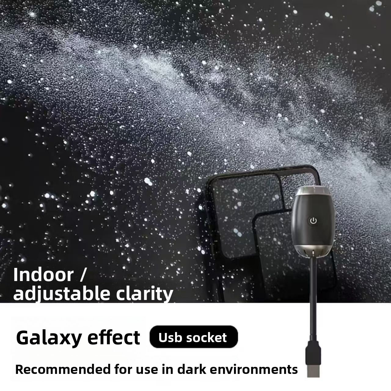 Creative Starry Sky Projection Night Light USB Powered